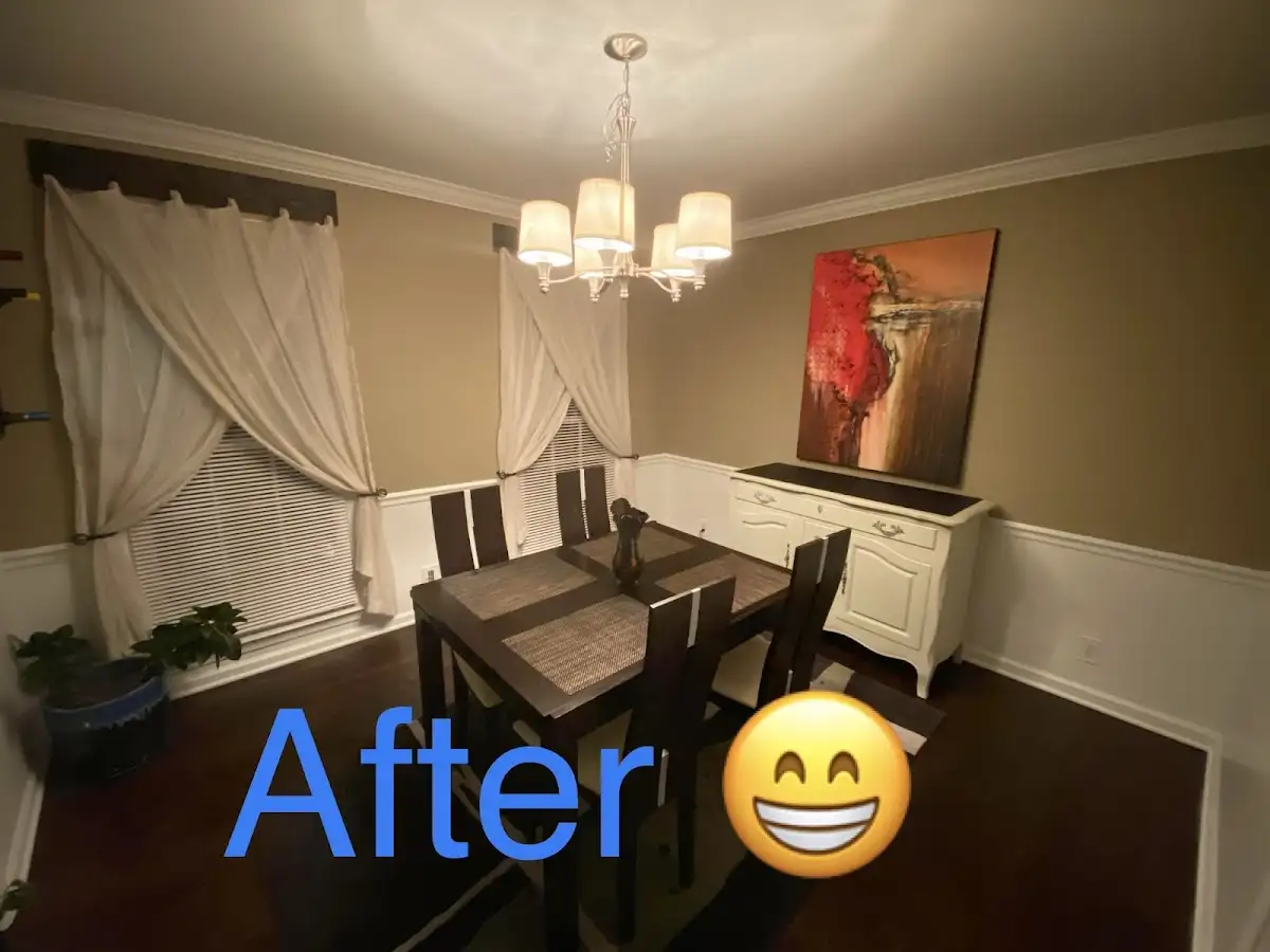 Professional dining room restoration after water damage in Mission